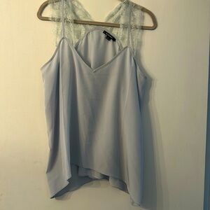 Acrobat large light blue lace camisole